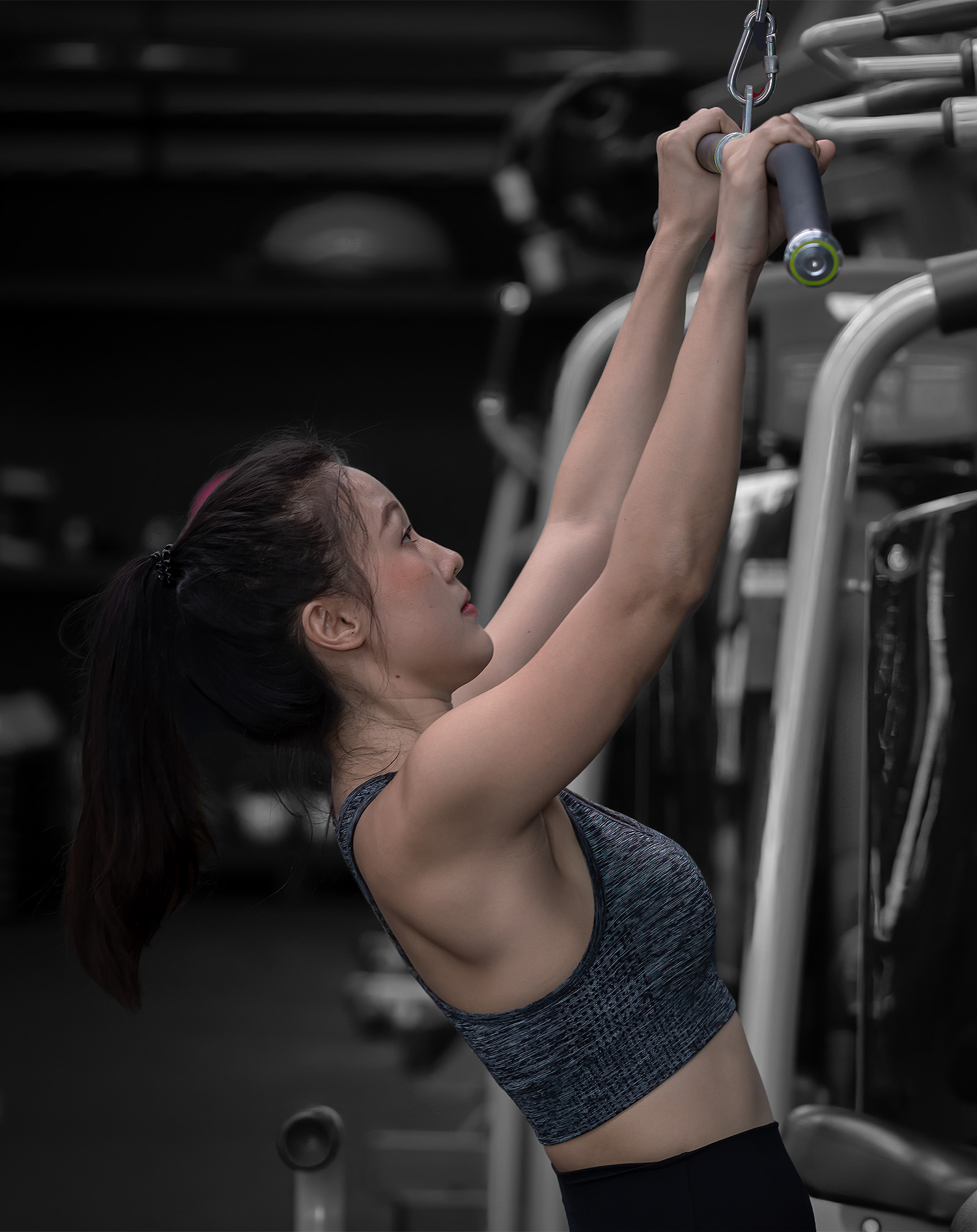 A woman working out at Eclipse Private Exercise